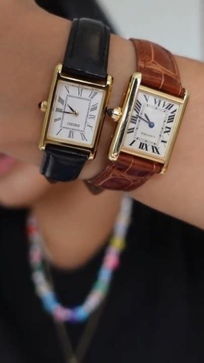 cartier tank louis dupe|seiko cartier tank style watch.